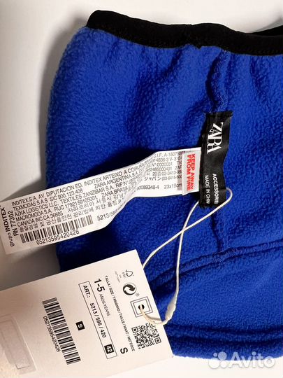 Шарф, снуд детский Zara на 1-3 года. Новый