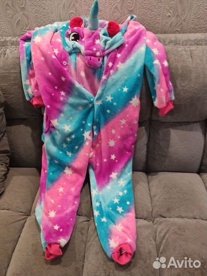 Пижама кигуруми единорог