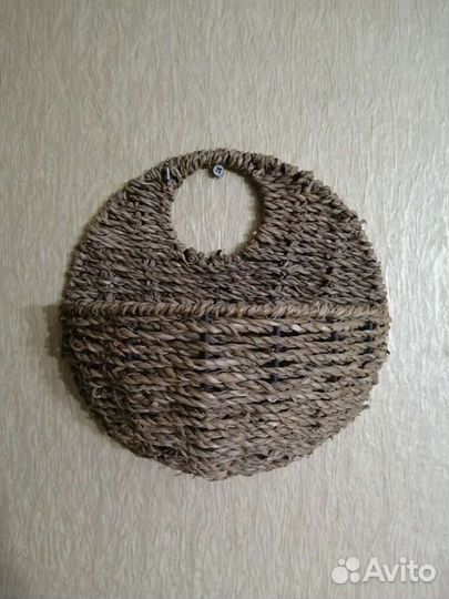 Кашпо-корзина декоративная