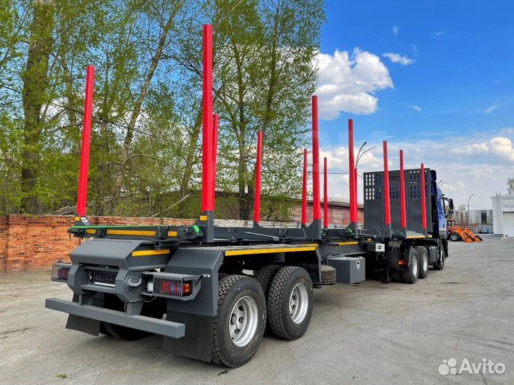 Полуприцеп лесовоз (сортиментовоз) СпецАвто-Восток (САВ) Cab 9318, 2023