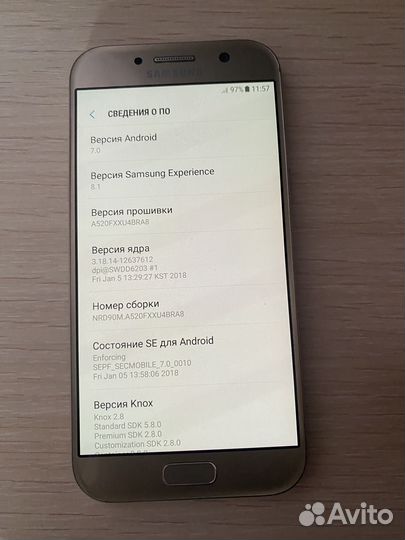 Телефон Samsung galaxy a5 2017