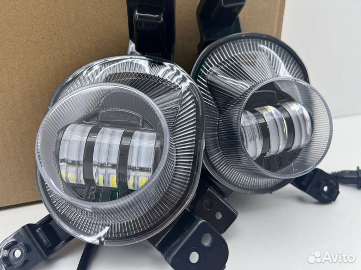 Светодиодные LED птф Kia Rio IV Sal-man в дхо