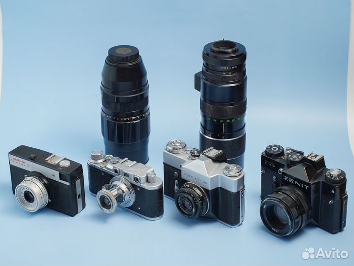 Фототехника СССР Зоркий Зенит Смена