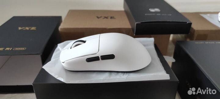 Мышь VGN VXE R1 Pro Max (White) + коврик в подарок