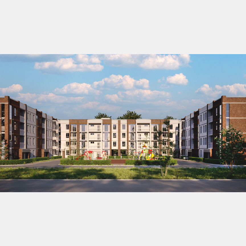 2-к. квартира, 57,3 м², 3/4 эт.