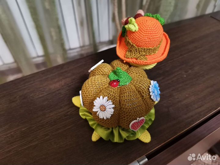 Игрушка ручной работы черепаха