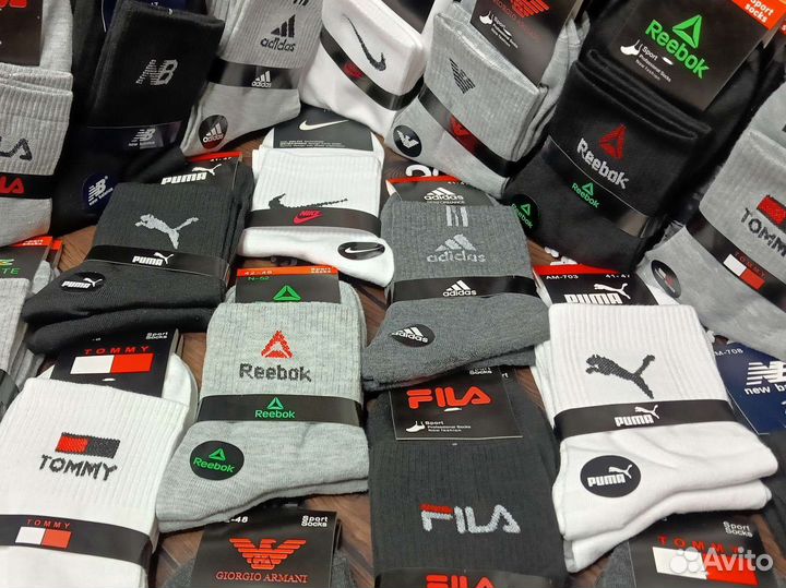 Носки Nike Adidas Puma Reebok