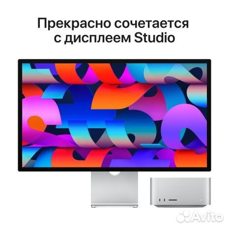Apple Mac Studio (M2 Ultra, 2023) 64 гб, 1 тб SSD