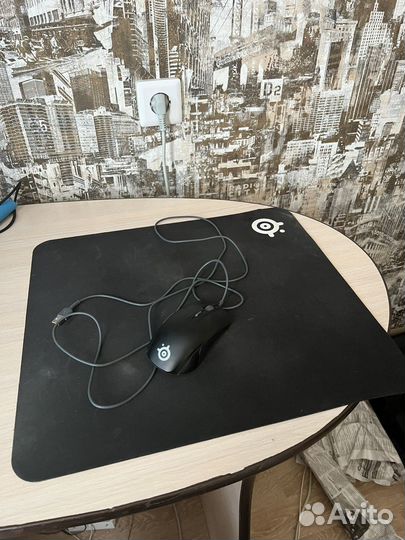 Игровая мышь steelseries rival 110 с ковриком
