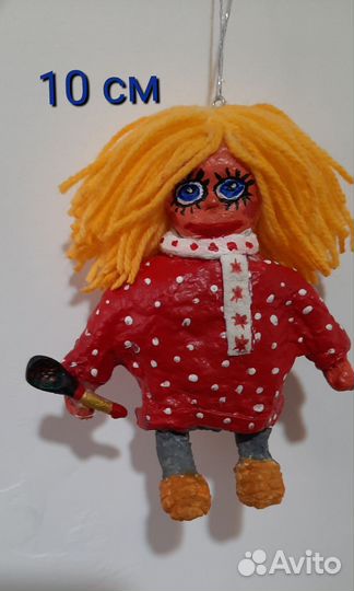 Ватные елочные игрушки