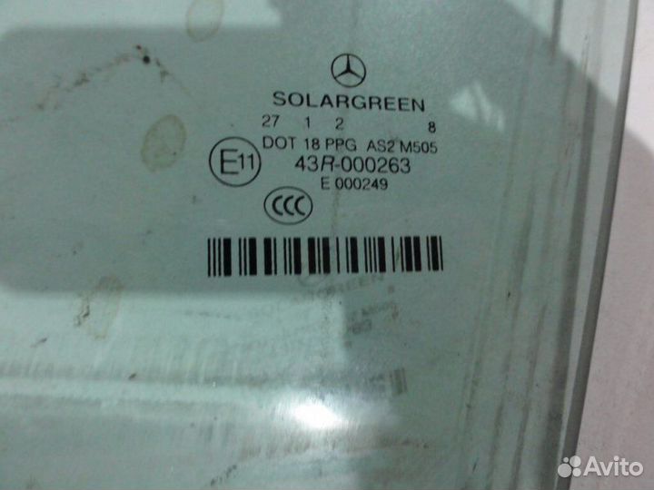 Стекло двери передней левой не стеклопакет