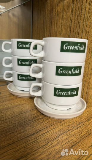 Набор кружек для чая greenfield