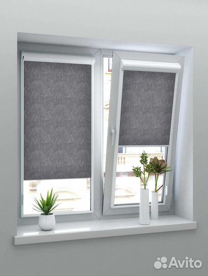 Рулонные шторы UNI mini зебра римские шторы