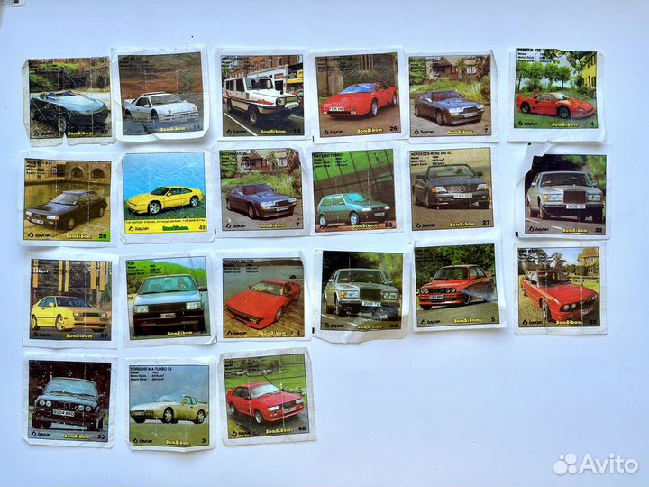 Вкладыши от жвачки turbo турбо из 90х