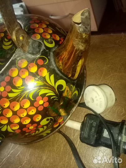 Электрический чайник хохлома