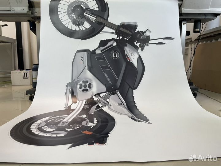 Печать баннера, фолии (самоклеющейся пленке)