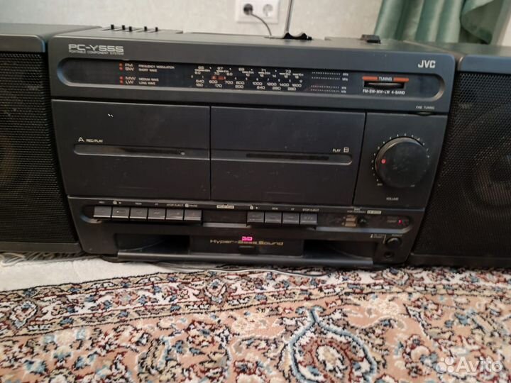 2-х кассетная магнитола JVC PC-Y 555