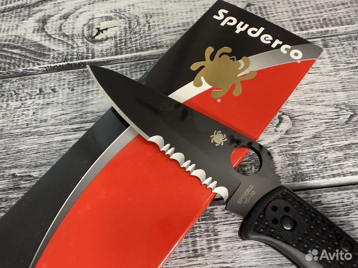 Складной нож Spyderco Endura 4 Black Bade