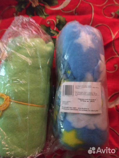 Плед флисовый новый