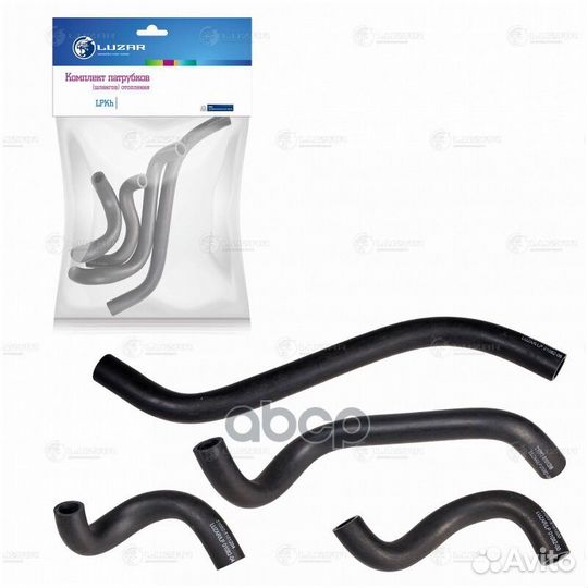 Кмпл патрубков отоп. для а/м Лада 2108, 2113 инж