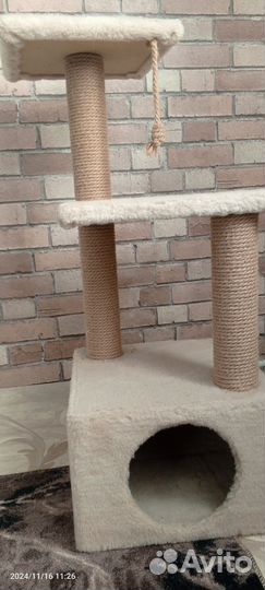 Когтеточка домик для кошки