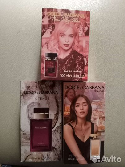 Dolce gabbana парфюмерия