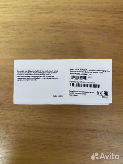 Беспроводные наушники apple airpods pro