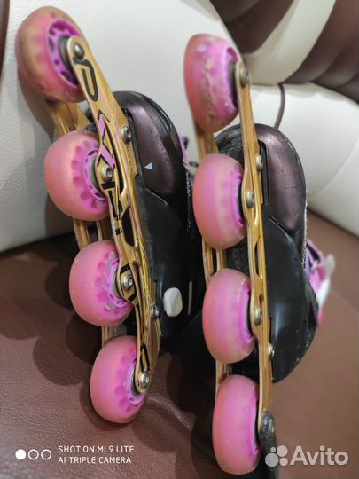 Роликовые коньки (раздвижные) р.30-33