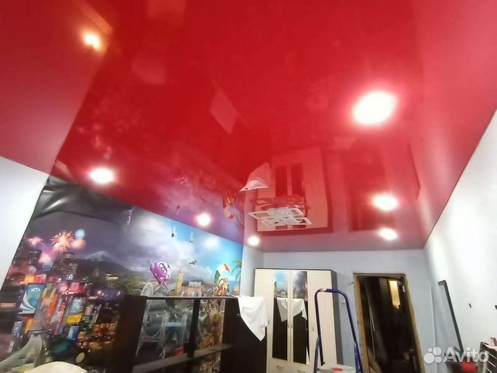 Натяжные потолки установка