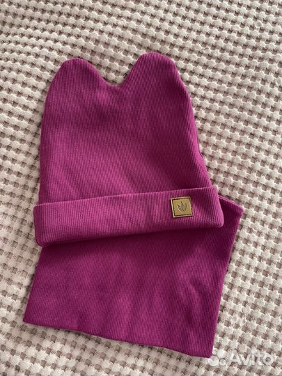 Шапка и снуд минидино размер 50