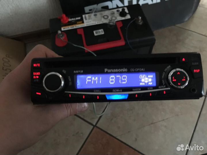 Магнитола panasonic CQ-CP134U CD MP3 AUX б/у