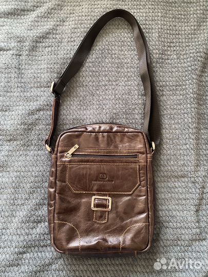 Сумка на плечо планшет кожаная
