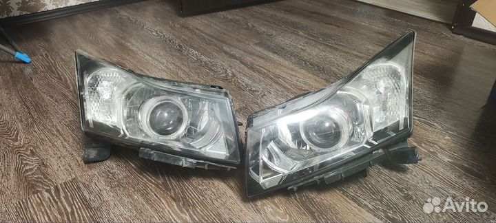Фары chevrolet cruze с линзой