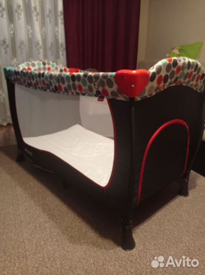 Детская кровать манеж с матрасом
