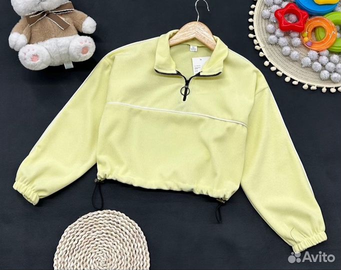 Классная толстовка для девочки, 128-158