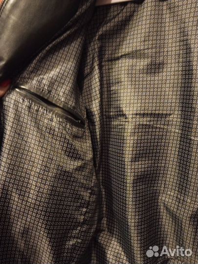 Кожаная куртка мужская