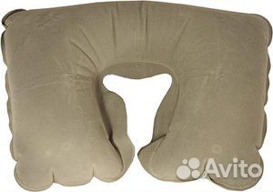 Подушка надувная дорожная для шеи -для самолета