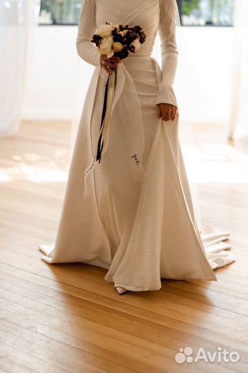 Свадебное платье на прокат размер m