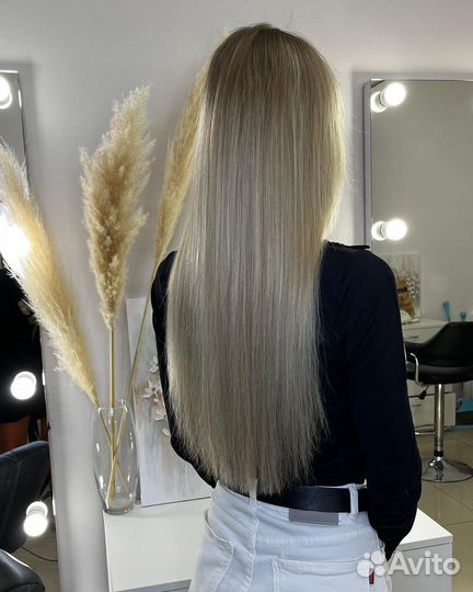 Наращивание волос модель