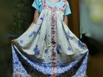 Детское традиционное платье с узорами