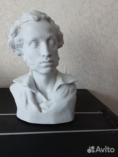 Бюст Пушкина лфз СССР 50-е годы отличный
