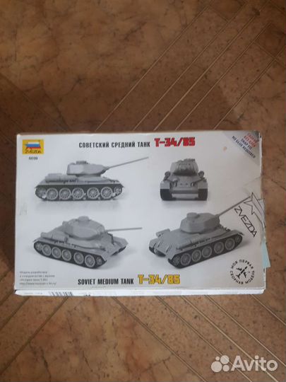 Модель танка Т-34-85
