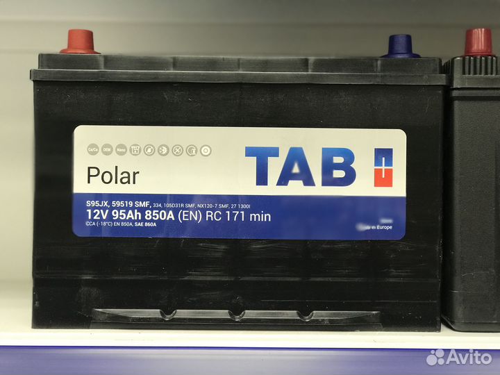 Доставка Акб 95 TAB (Asia) Ssangyong, Great wall