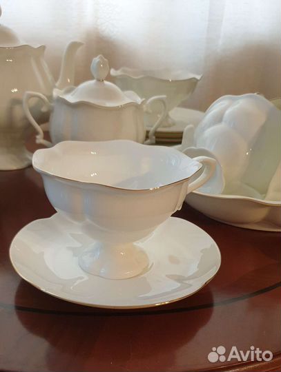 Сервиз чайный лфз Золотая лента