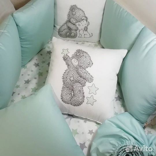 Бортики в кроватку