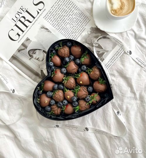 Клубника в Шоколаде Сердечко с Доставкой