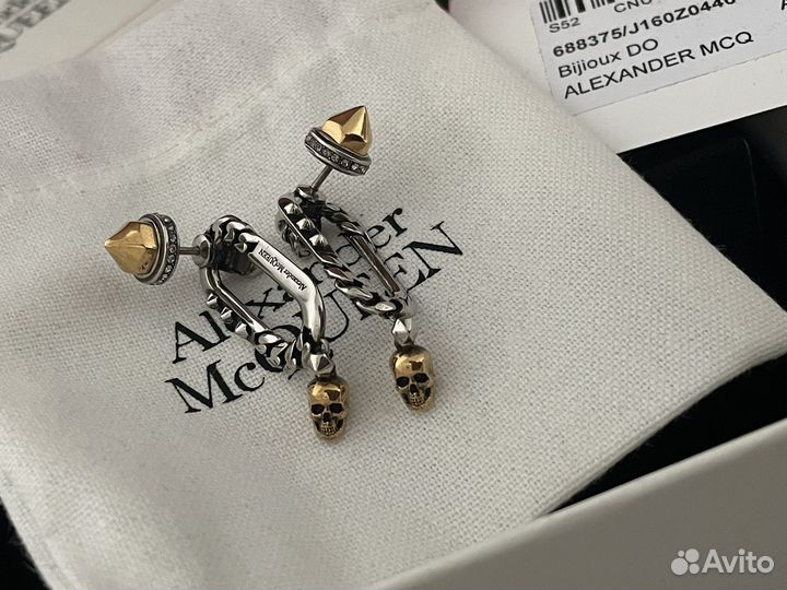 Серьги Alexander McQueen