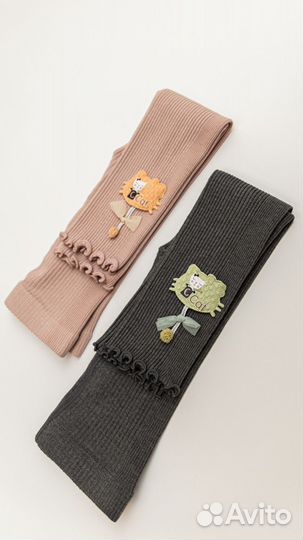 Лосины в рубчик детские