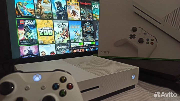 Xbox One S 1tb с играми GamePass
