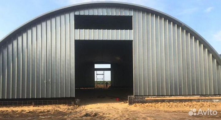 Ангар арочный